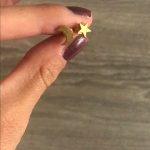 Moon and star earrings 🌙 ⭐️